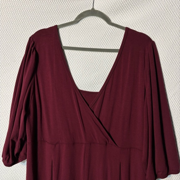 SMASH + TESS Sz XL Payton Jumpsuit Pleats Elastic Hem Square Neckline - Picture 8 of 12